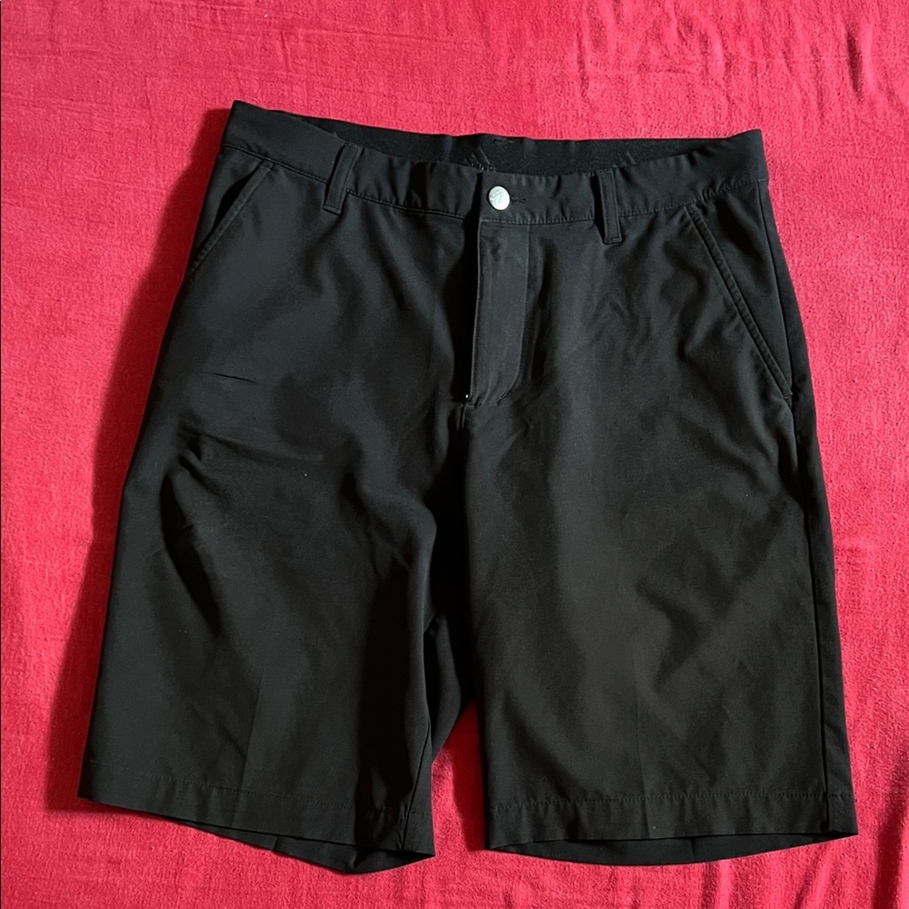Black Adidas golf shorts. Size 30 waist